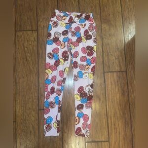 Lularoe pink donut pants leggings woman’s One size